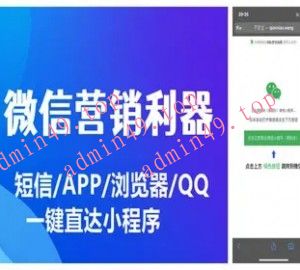 一键跳转微信小程序/一键直接跳转到微信小程序/微信小程序引流推广/微博短信APP浏览器